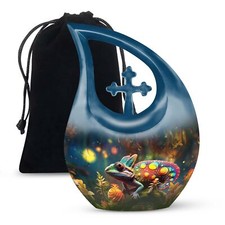 Chameleon'S Father’S Urn For Male Ashes Large Urns For Adult Ashes 10 Inch picture