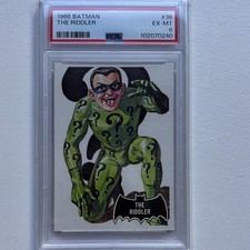 1966 Topps Batman #36 The Riddler Trading Card PSA 6 EX-MT picture