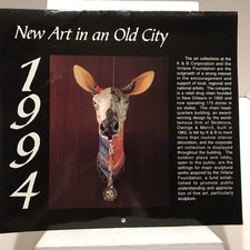 Vintage 1994 K & B Calendar (New Art in an Old City) RARE picture
