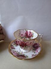 Royal Albert Summer Bounty Series RUBY Teacup & Saucer #16 picture