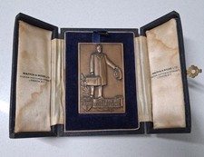 Rare Mappin & Webb Bronze Ortho plaque medallion picture