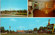 Postcard Holiday Inn of Waycross Georgia Room Multiple Views picture