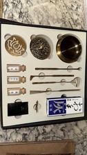 NowOasis Kodo Incense Ceremony Set Brass Burner Lotus Seal Tools Boxed picture