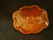  Frankoma Pottery #477 Brown Trinket Flower Dish, USA (SC-23) picture