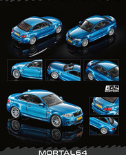 MORTAL64 BMW 1M Coupe E82 Edition 1:64 Diecast Model Car Blue picture