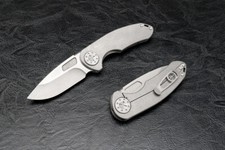 Curtiss Knives F3 Medium Slicer Non Flipper Knife SW Blade w/ Ti HDL STD Slim picture