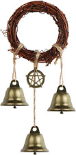 Witch Bells for Door Knob, Handmade Witchcraft Decor for Home Protection, Wiccan picture