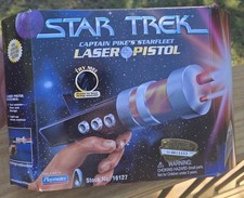 1997 Playmates Star Trek Captain Pike’s Starfleet Laser Pistol New Sealed 🔥  picture