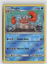 Kingler Rare Reverse Holo SM10 47/214 NM picture