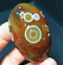 Rare 42G Natural Gobi Agate Eyes Agate/stone Madagascar AB1659 picture