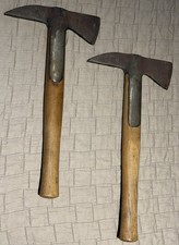 1950s Pair PERKS British Fireman’s Axes Fire Rescue Axe John Perks Tool HSC picture