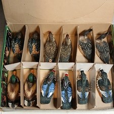Miniature Resin Mallard Ducks Lot of 12 Hand Painted Figurines Vintage Decor 3