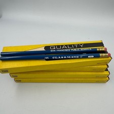 Quality Classmate 67 Pencils 5 Dozen Blue San Francisco Public Schools No 2 Soft picture