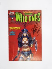 The Wild Ones #3 Topps 1994 VG Condition Signed Michael Linsner picture