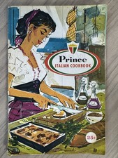 Prince Italian Cookbook 1950s Vintage Pasta Recipes Illustrated Mid-Century picture