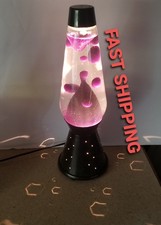 Working Vtg 1970s LAVA LITE, LAVA LAMP Starlight Base 17 Inch Black Purple Retro picture