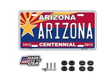 Arizona Centennial Arizona Metal Novelty License Plate Tag LP-1814 picture
