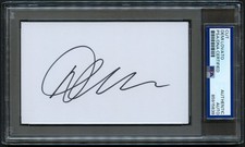 Demi Lovato signed autograph 3x5 Singer Songwriter Cut PSA Slabbed picture