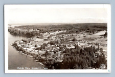 RPPC 1950'S. AIR VIEW. LANGLEY, WASH. POSTCARD EE18 picture