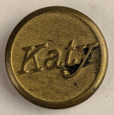 Vintage - Katy Lines Railroad Worker Uniform Button Original - M2C picture