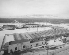 View of a two million gallon spray pond Naval Reactors Facility ne- Old Photo picture