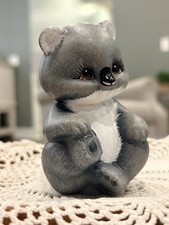 Fenton Koala Bear Rare Hand Painted Lisa Van Es #24 Signed 2020 Artist Verified picture