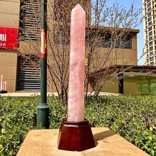 24.09LB Large natural powder crystal pillar, obelisk, mineral therapy picture