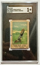 1920's W545 French Trench Mortar #81 WW1 Mayfair Novelty Leaders Scenes Insignia picture