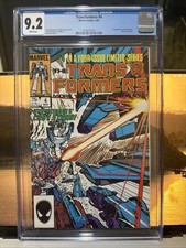 TRANSFORMERS #4 CGC 9.2 MARVEL COMICS 1985~1ST APP OF SHOCKWAVE & DINOBOTS CAMEO picture