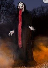 8 FT ANIMATED SALIVATION MONSTER HALLOWEEN ANIMATRONIC PROP picture