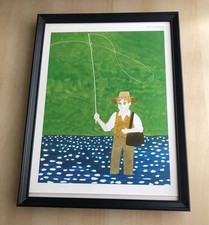 kj Framed Item Makoto Wada Brad Pitt Robert Redford A River Runs Through It A3 F picture