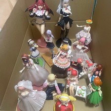 Collectible Anime Figure Lot 16 Pieces Preowned Visible Wear Authentic Japan picture