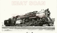 8H498 RP 1956/58 CB&Q BURLINGTON RAILROAD 2-10-4 LOCO #6323 GALESBURG IL picture