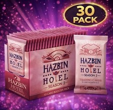30 LOT HAZBIN HOTEL Season 2 Trading Cards 2nd Edition Booster Pack  picture