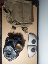 US Military MSA M17 Gas Mask with Canvas Carrying Bag picture