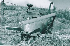 Vietnam  War  Photos --   Crashed Sikorsky UH-34 picture