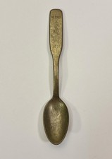 Vintage Souvenir Spoon US Collectible. Rejoice 1977 Christmas Tree picture