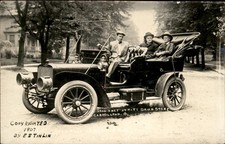 Carrollton OH Car Oldest Citizens Civil War General E.R. Eckley c1910 RPPC bhn picture