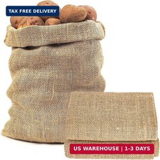 MAQIHAN Burlap Bags for Plants - 2 PCS Large Burlap Sack, 18.5 x 27.5 Inch | Pot picture
