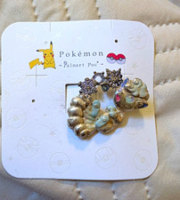 Palnart Poc Pokémon Alolan Vulpix Snowflake Lapel Pin Enamel Pewter Brooch picture
