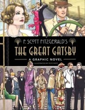 The Great Gatsby: A Graphic Novel (Graphic Classics) - Hardcover - GOOD picture