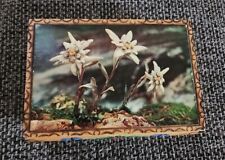 Vintage Reuge Edelweiss 4287 Swiss Music Box Hand Painted Austria  picture