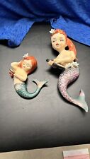 Vintage lefton Mermaids Japanese picture