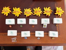 LOT of 15 Vintage Annalee Sunshine Face and Doll Society Pins - 1989-2000 -MINT picture