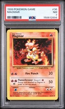 1999 Base Set Game #36 Magmar PSA 7 Near Mint Pokemon picture