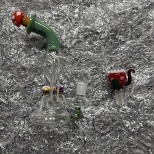 Empire Glassworks Mini Mushroom Recycler Rig 1800-K picture