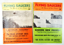 FLYING SAUCERS 1960 Space Conquest Magazines WISCO illustrated _mb picture