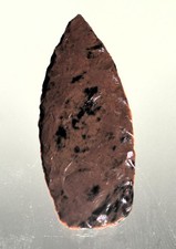 Authentic Hensel Point 2.54 Inch Obsidian Primitive Repro picture