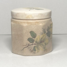 Vintage Sandland Ware Frank Cooper Oxford Marmalade Jar Yellow Flowers picture