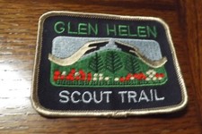 BOY SCOUT PATCH CLOTH BACK GLEN HELEN SCOUT TRAIL NOS picture